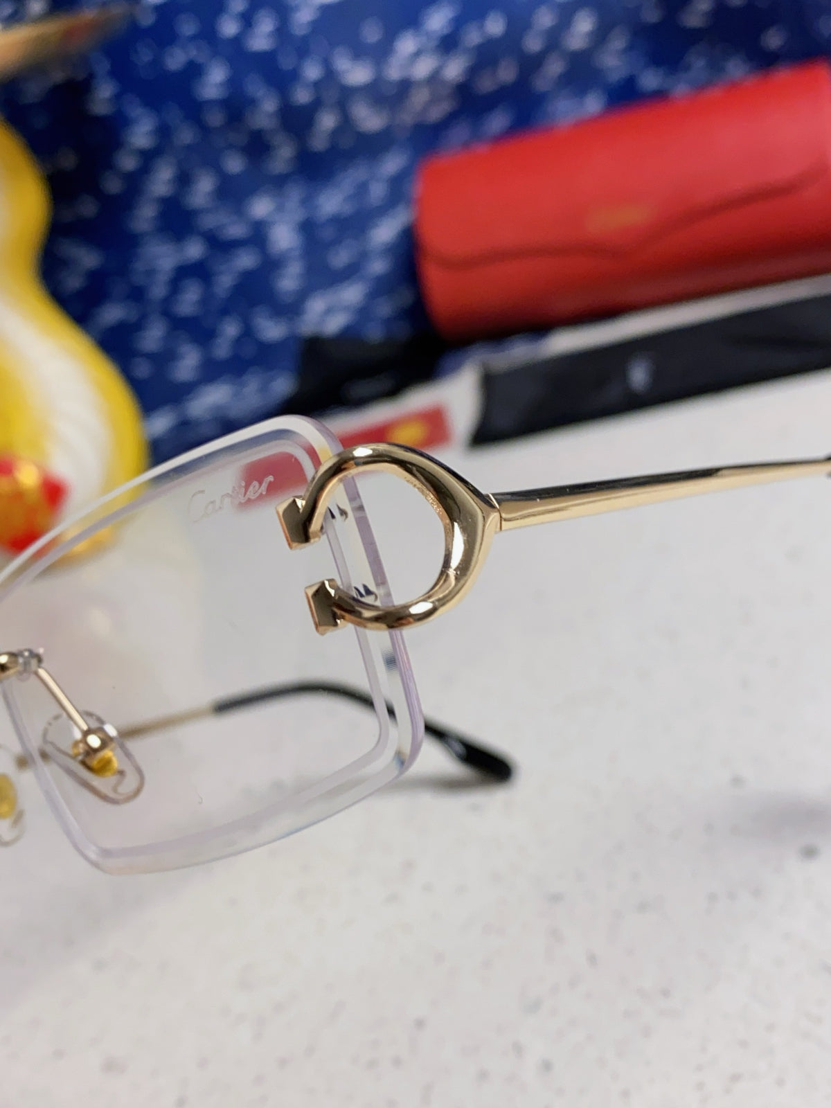 Cartier Fashion Silver Lens Sunglasses for Men & Women - 415886 - detail image 7