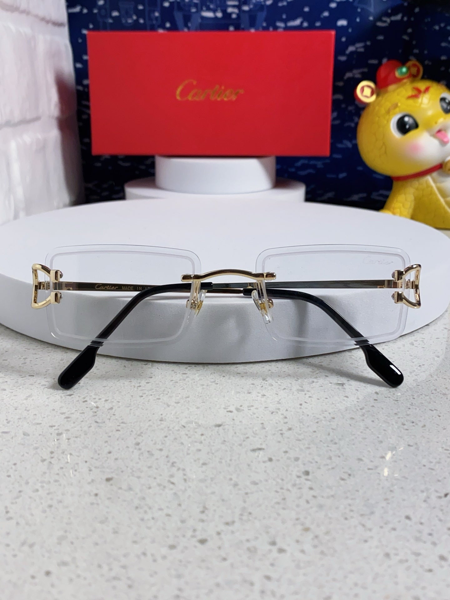 Cartier Fashion Silver Lens Sunglasses for Men & Women - 415886 - detail image 9