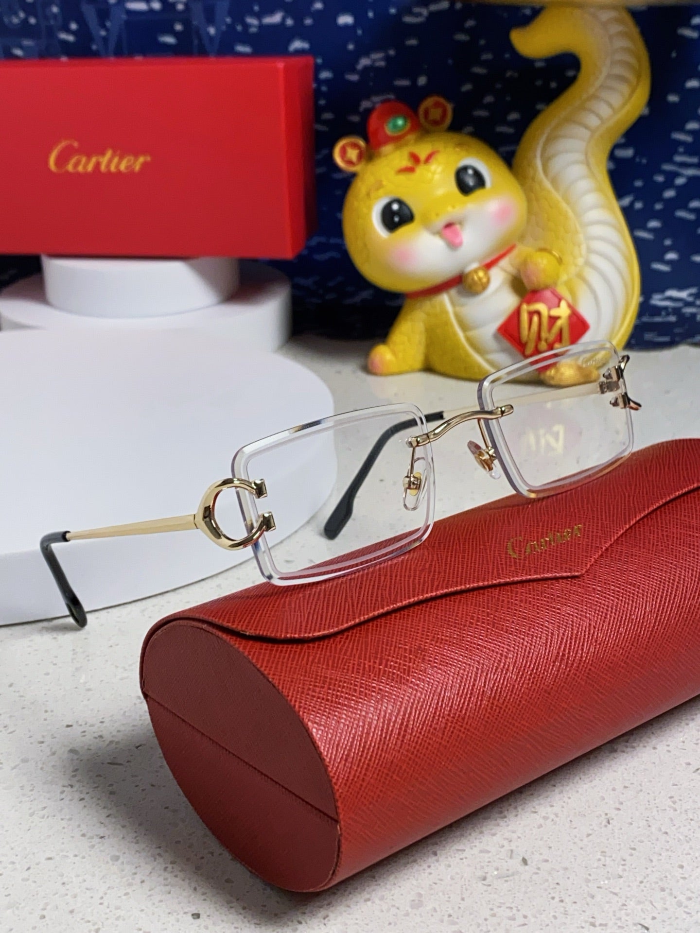 Cartier Fashion Silver Lens Sunglasses for Men & Women - 415886 - detail image 10