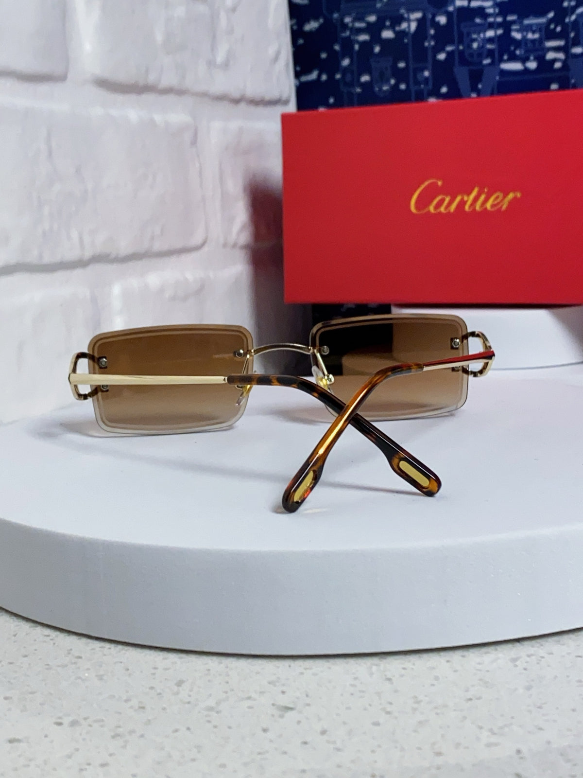 Cartier Fashion Brown Lens Sunglasses for Men & Women - 415888 - detail image 2