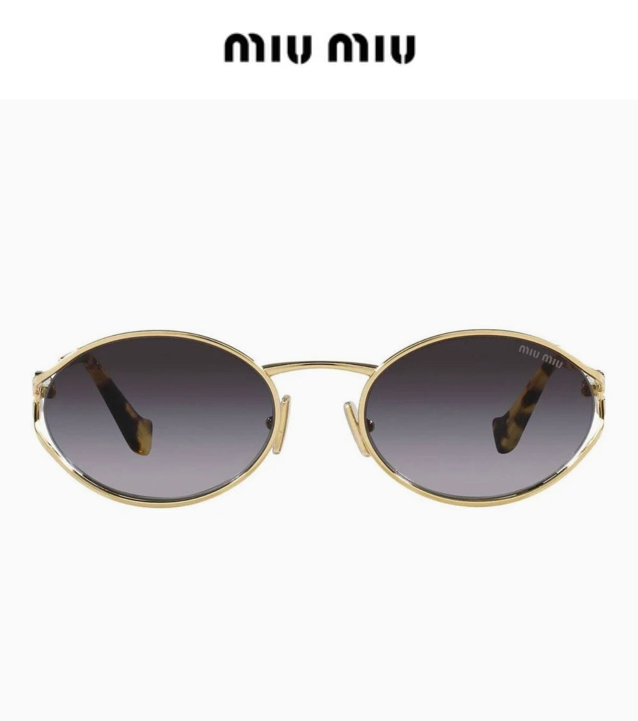 Miu Miu SMU52Y Fashion Brown Lens Sunglasses for Men & Women - detail image 8