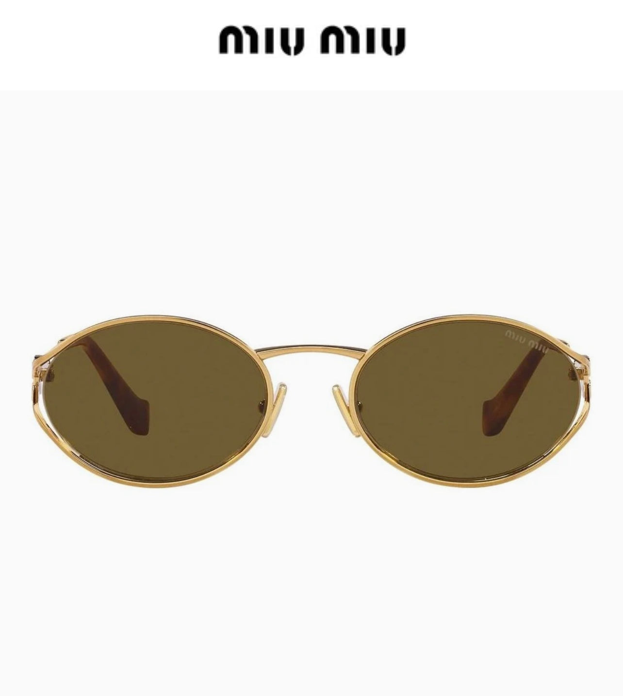 Miu Miu SMU52Y Fashion Brown Lens Sunglasses for Men & Women - detail image 9
