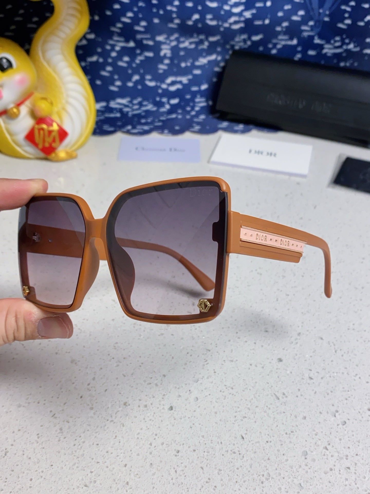 Dior Polarized Fashion Silver Lens Sunglasses for Women - detail image 6
