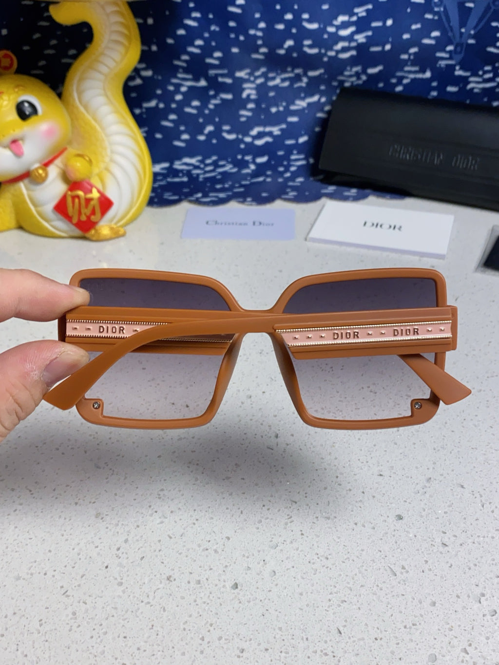 Dior Polarized Fashion Silver Lens Sunglasses for Women - 997972 - detail image 5
