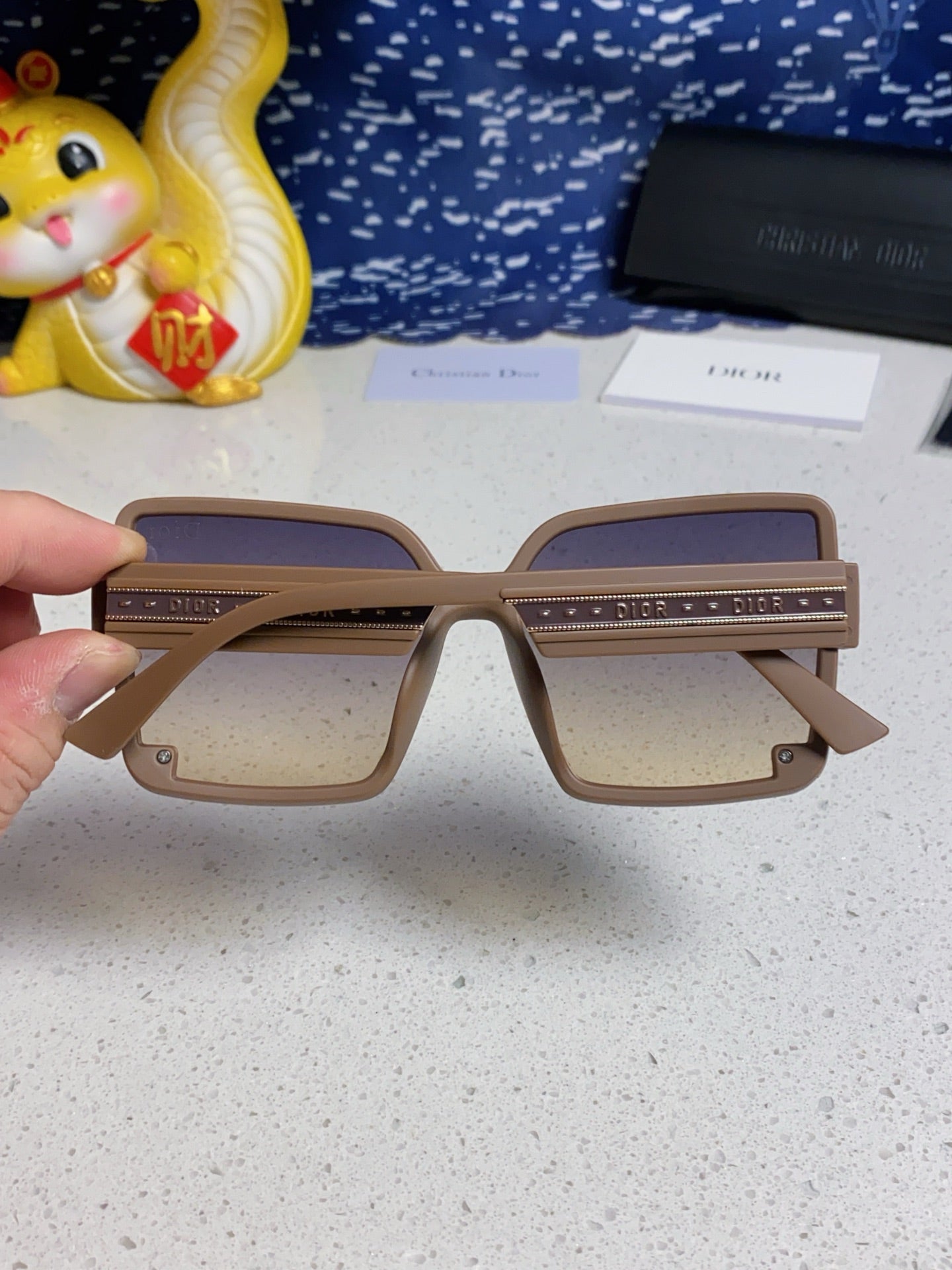 Dior Polarized Fashion Gray Lens Sunglasses for Women - 431824 - detail image 5