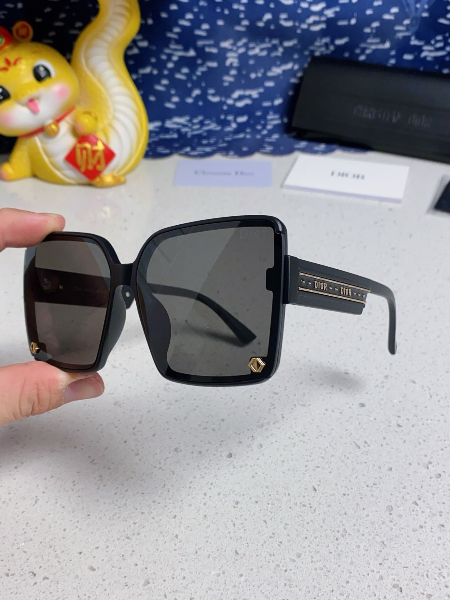 Dior Polarized Fashion Black Lens Sunglasses for Women - 997975 - detail image 6