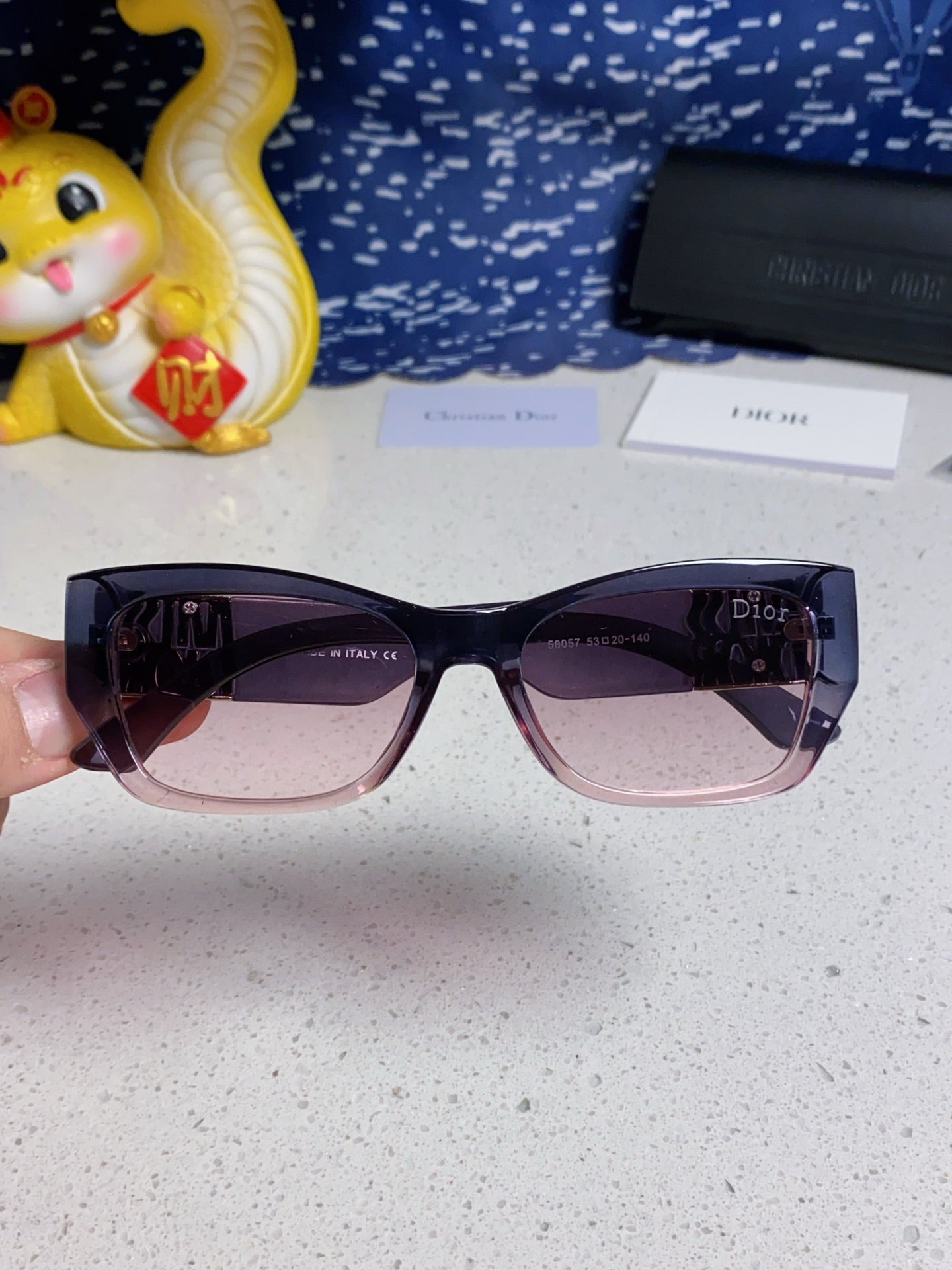 Dior Fashion Silver Lens Sunglasses for Men & Women - 997976 - detail image 4
