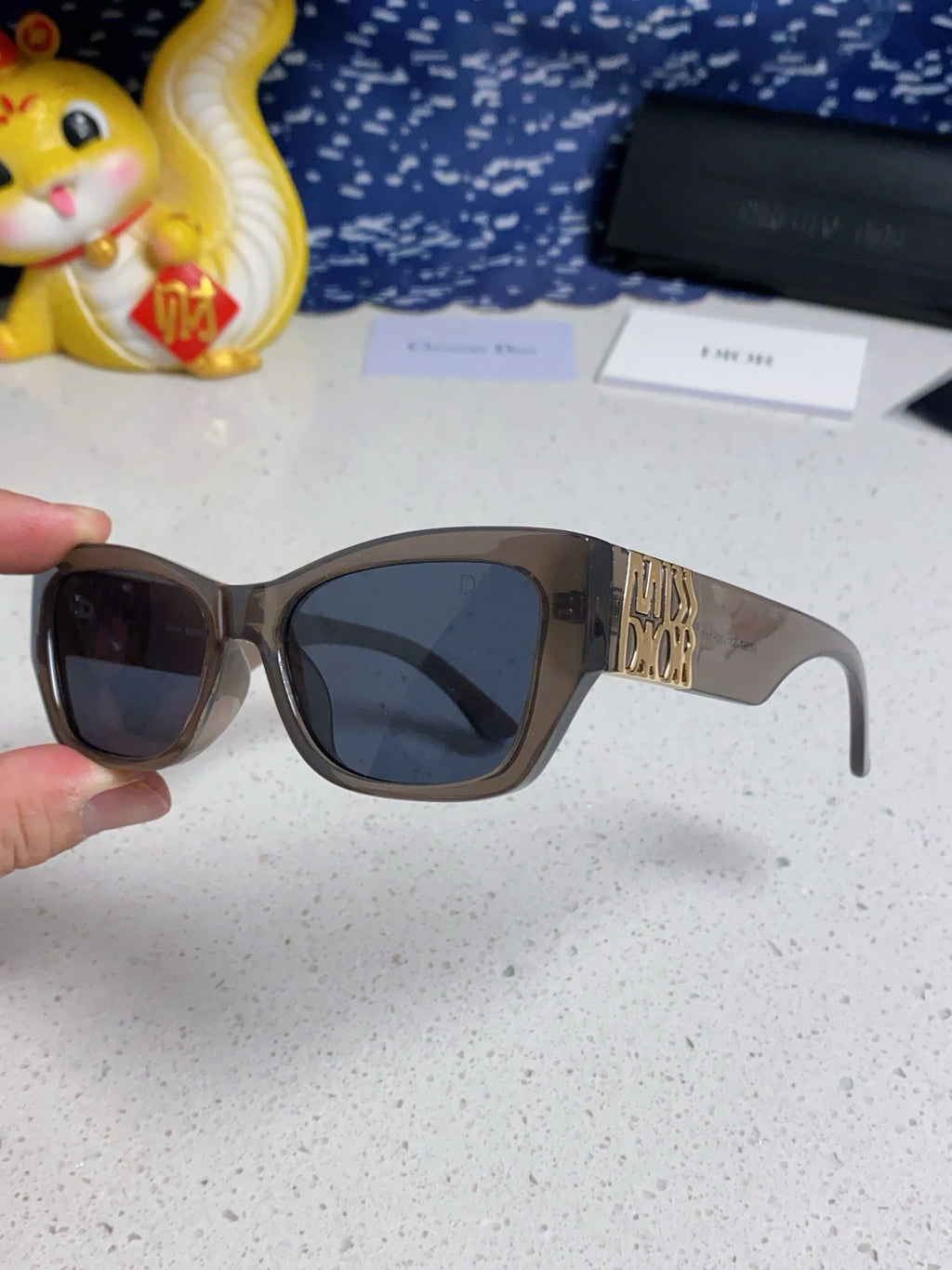 Dior Fashion Blue Lens Sunglasses for Men & Women - 997978 - detail image 6