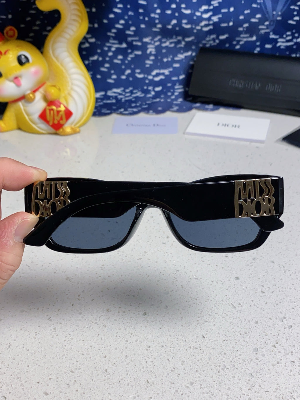Dior Fashion Gold Lens Sunglasses for Men & Women - 997982 - detail image 5