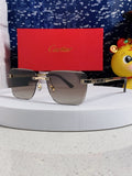 Cartier Lightweight Rimless Silver Lens Sunglasses for Men & Women - 487320