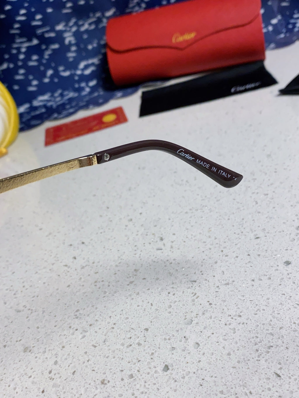 Cartier Lightweight Rimless Silver Lens Sunglasses for Men & Women - 487320 - detail image 8