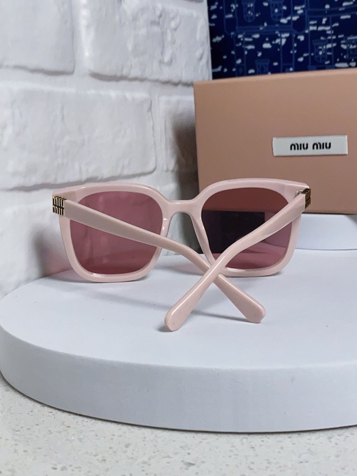 Miu Miu Round Red Lens Sunglasses for Women - 432668 - detail image 3