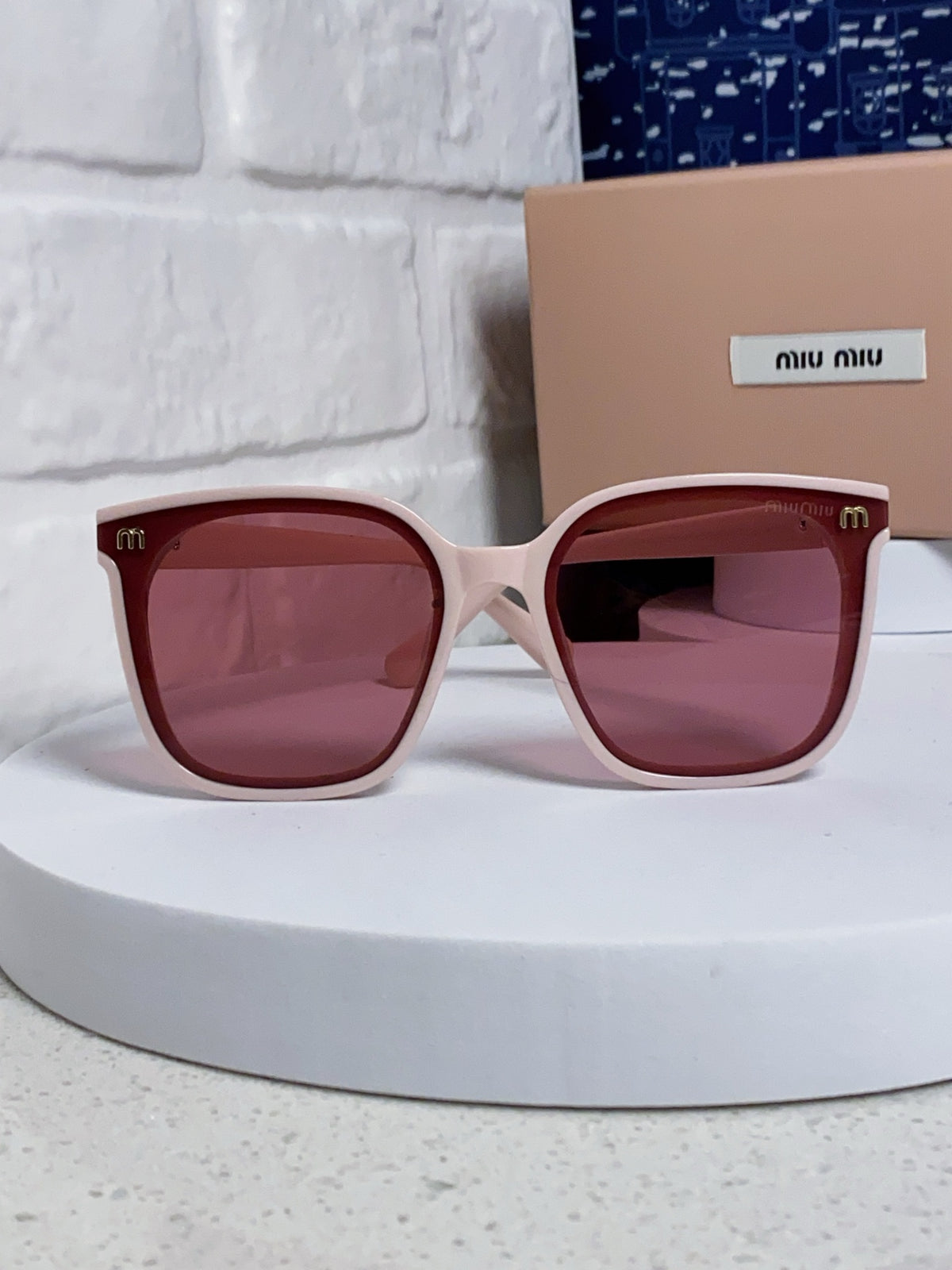 Miu Miu Round Red Lens Sunglasses for Women - 432668 - detail image 2