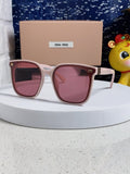 Miu Miu Round Red Lens Sunglasses for Women - 432668
