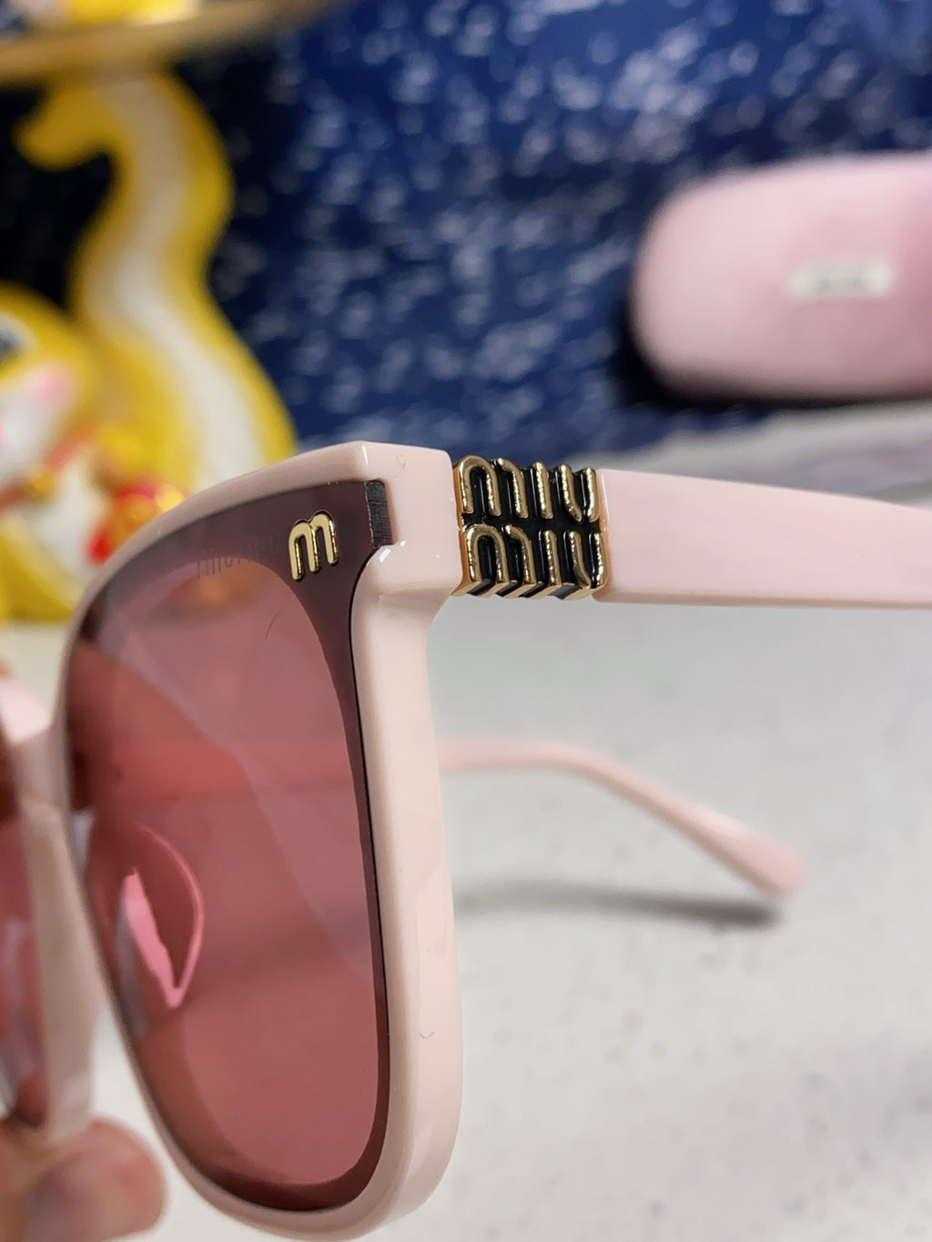 Miu Miu Round Red Lens Sunglasses for Women - 432668 - detail image 7