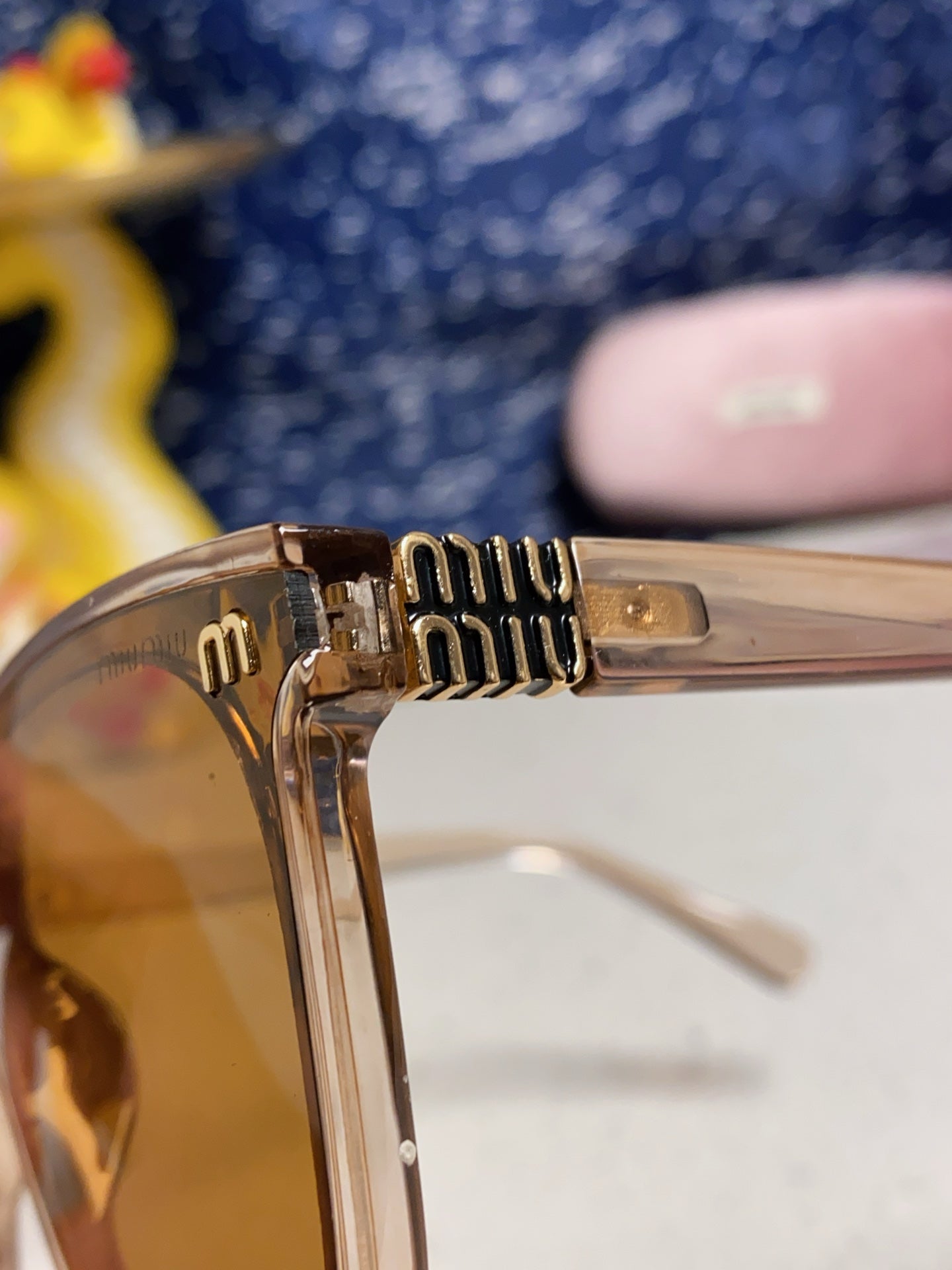 Miu Miu Round Brown Lens Sunglasses for Women - 432670 - detail image 7