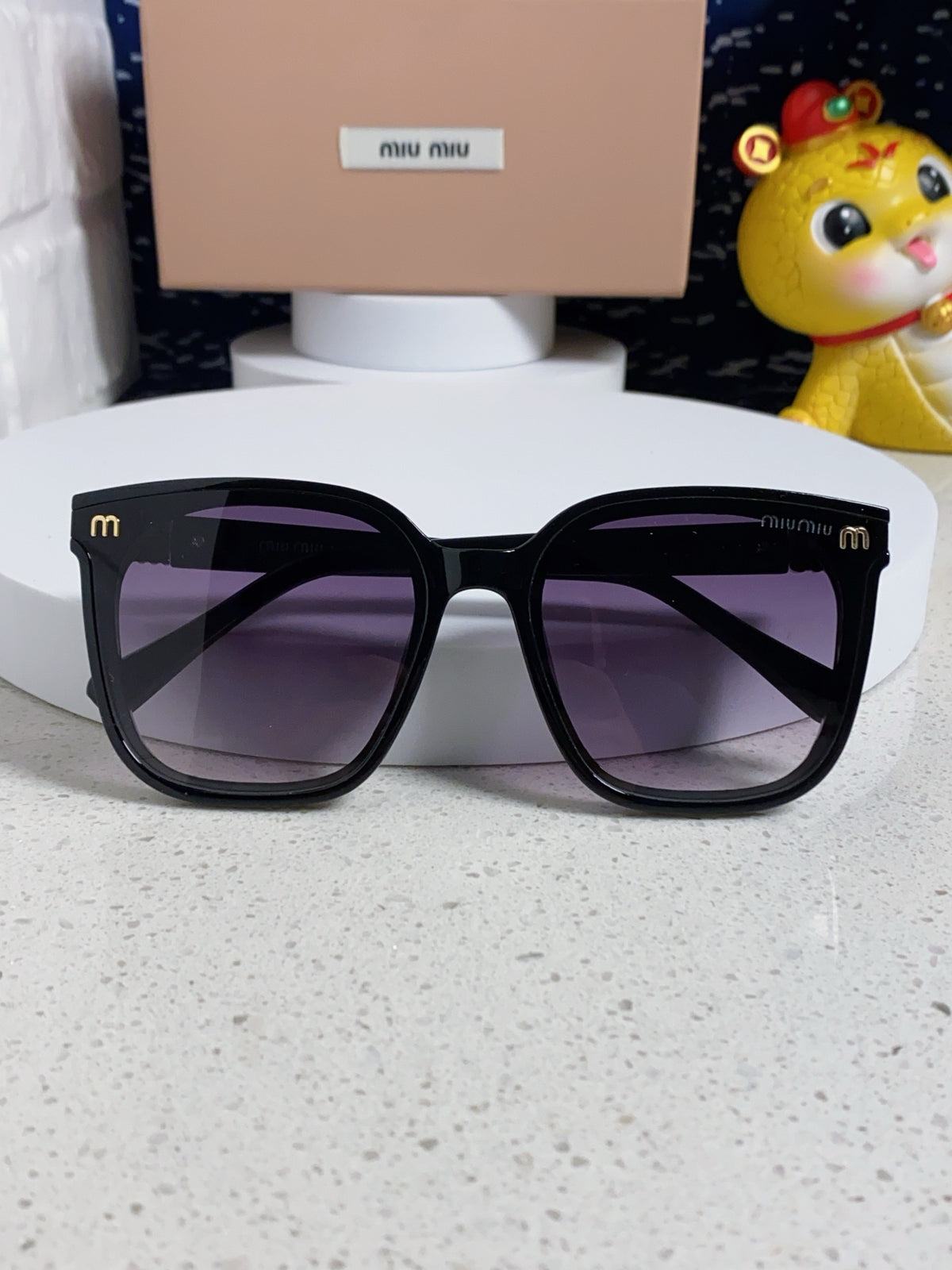 Miu Miu Round Silver Lens Sunglasses for Women - 432673 - detail image 9