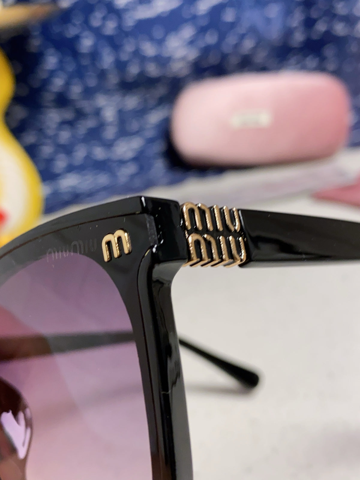 Miu Miu Round Silver Lens Sunglasses for Women - 432673 - detail image 7