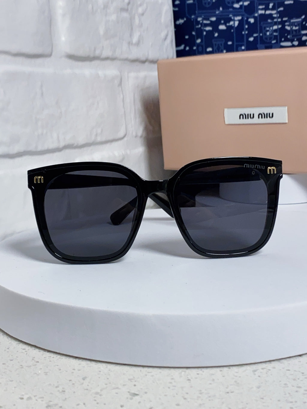 Miu Miu Round Silver Lens Sunglasses for Women - 432674 - detail image 2