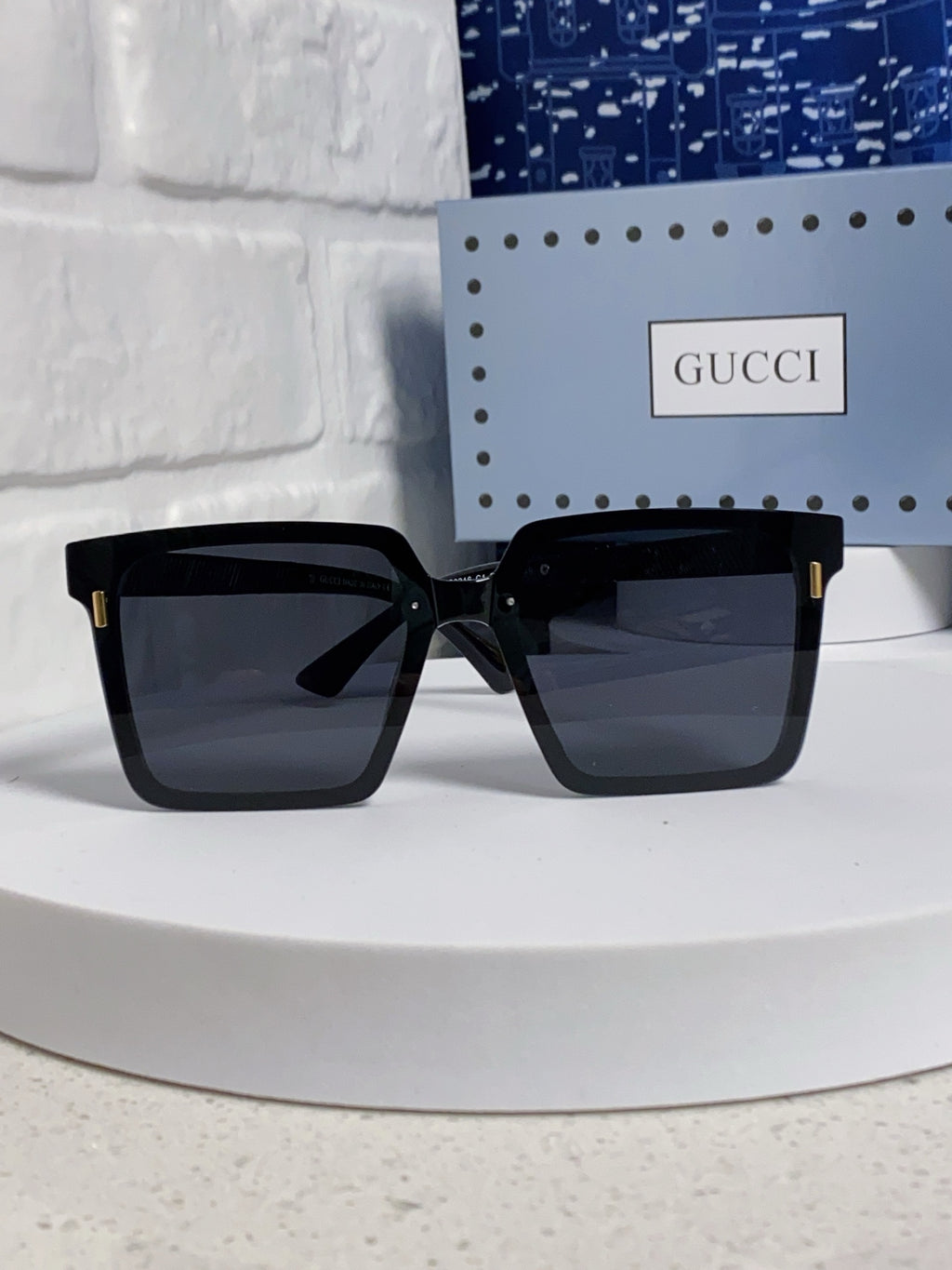Gucci Polarized Square Silver Lens Sunglasses for Men & Women - 357880 - detail image 2