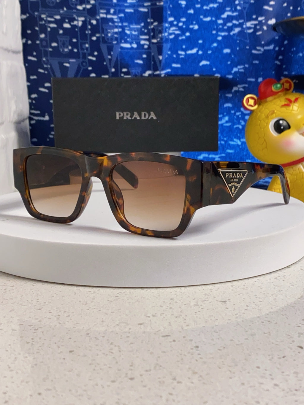 Prada Fashion Brown Lens Sunglasses for Men & Women - 358428 - detail image 2
