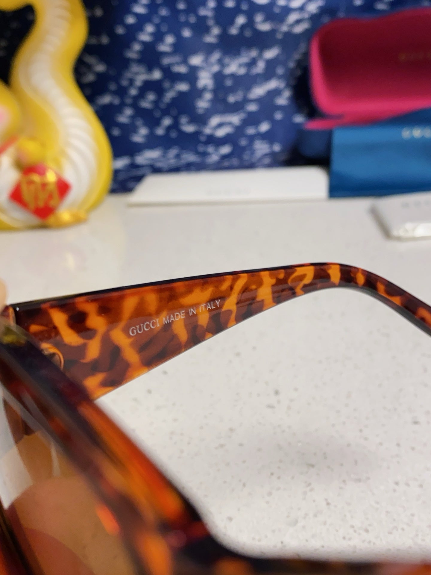 Gucci Cat-Eye Brown Lens Sunglasses for Men & Women - 132223 - detail image 8