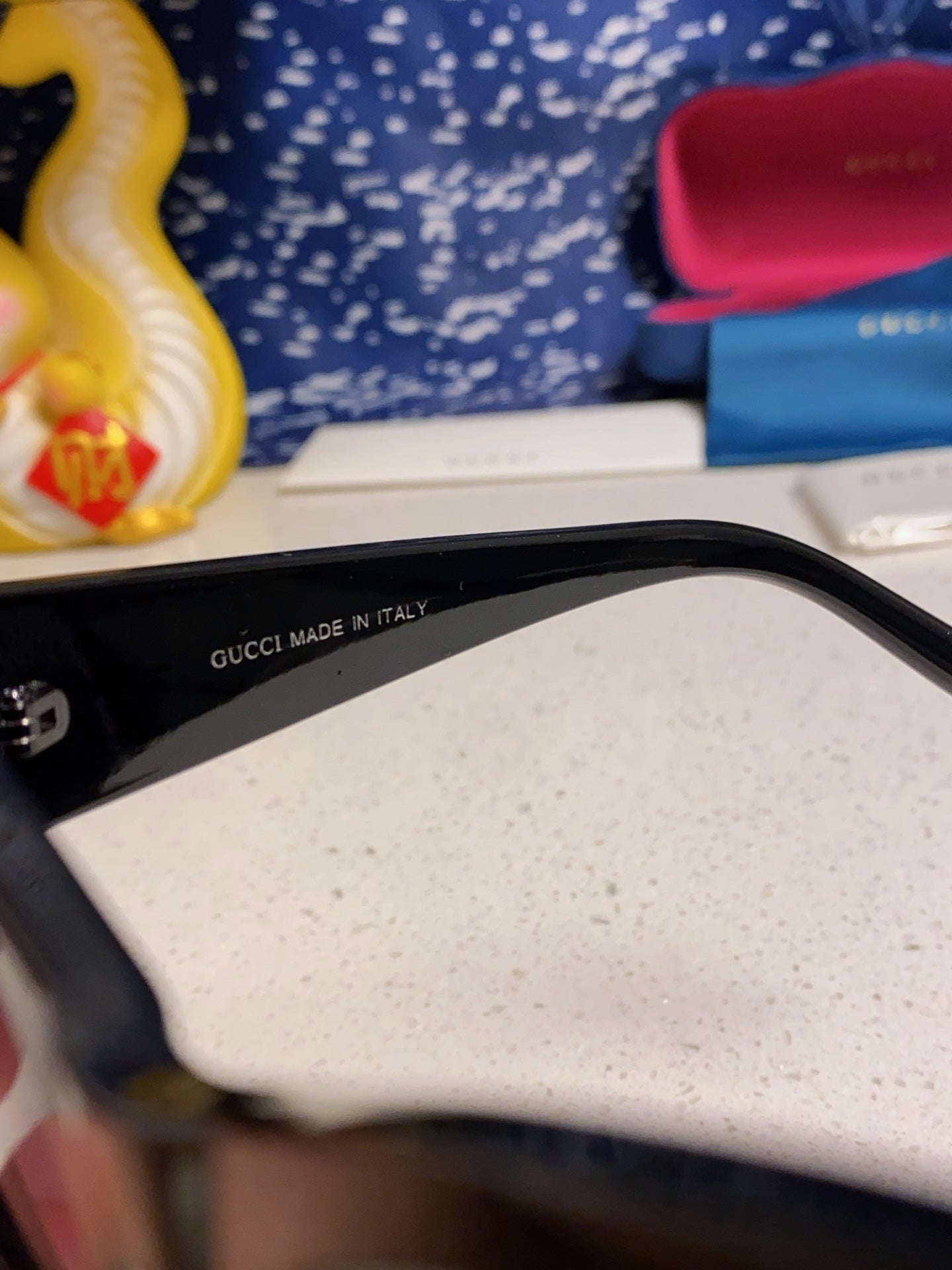 Gucci Cat-Eye Silver Lens Sunglasses for Men & Women - 132224 - detail image 8