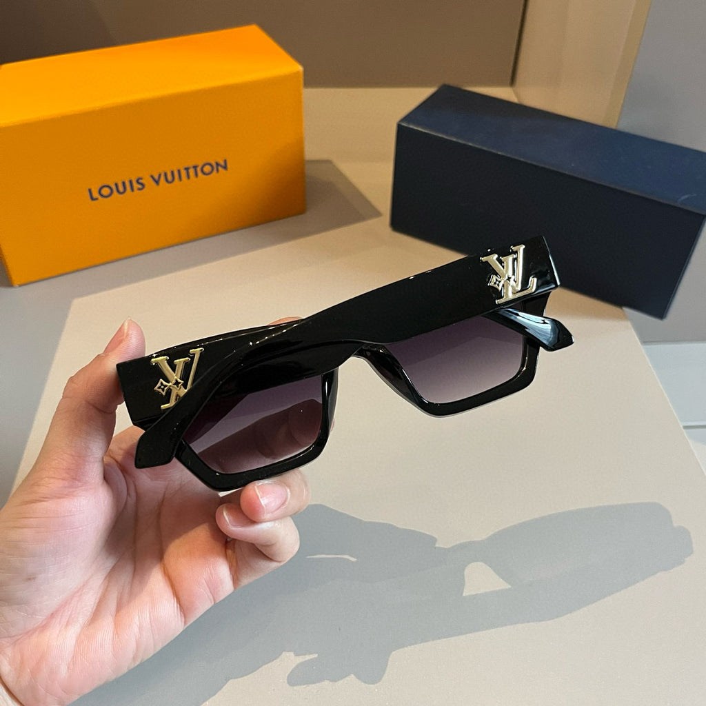 Louis Vuitton Metal Fashion Gold Lens Sunglasses for Men & Women - 381924 - detail image 6