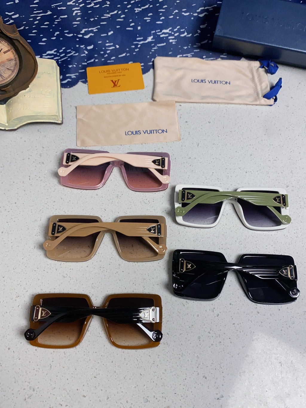 Louis Vuitton Polarized Oversized Brown Lens Sunglasses for Women - detail image 11