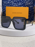 Louis Vuitton Polarized Oversized Gray Lens Sunglasses for Women - 381779