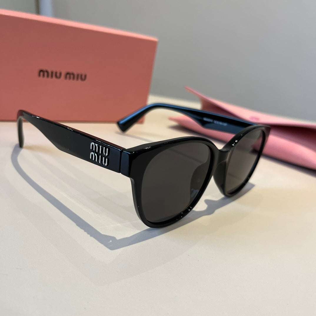 Miu Miu Fashion Black Lens Sunglasses for Men & Women - 382989