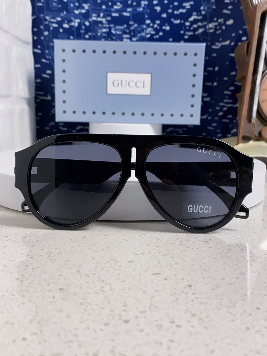 Gucci Aviator Silver Lens Sunglasses for Men & Women - 398289 - detail image 9