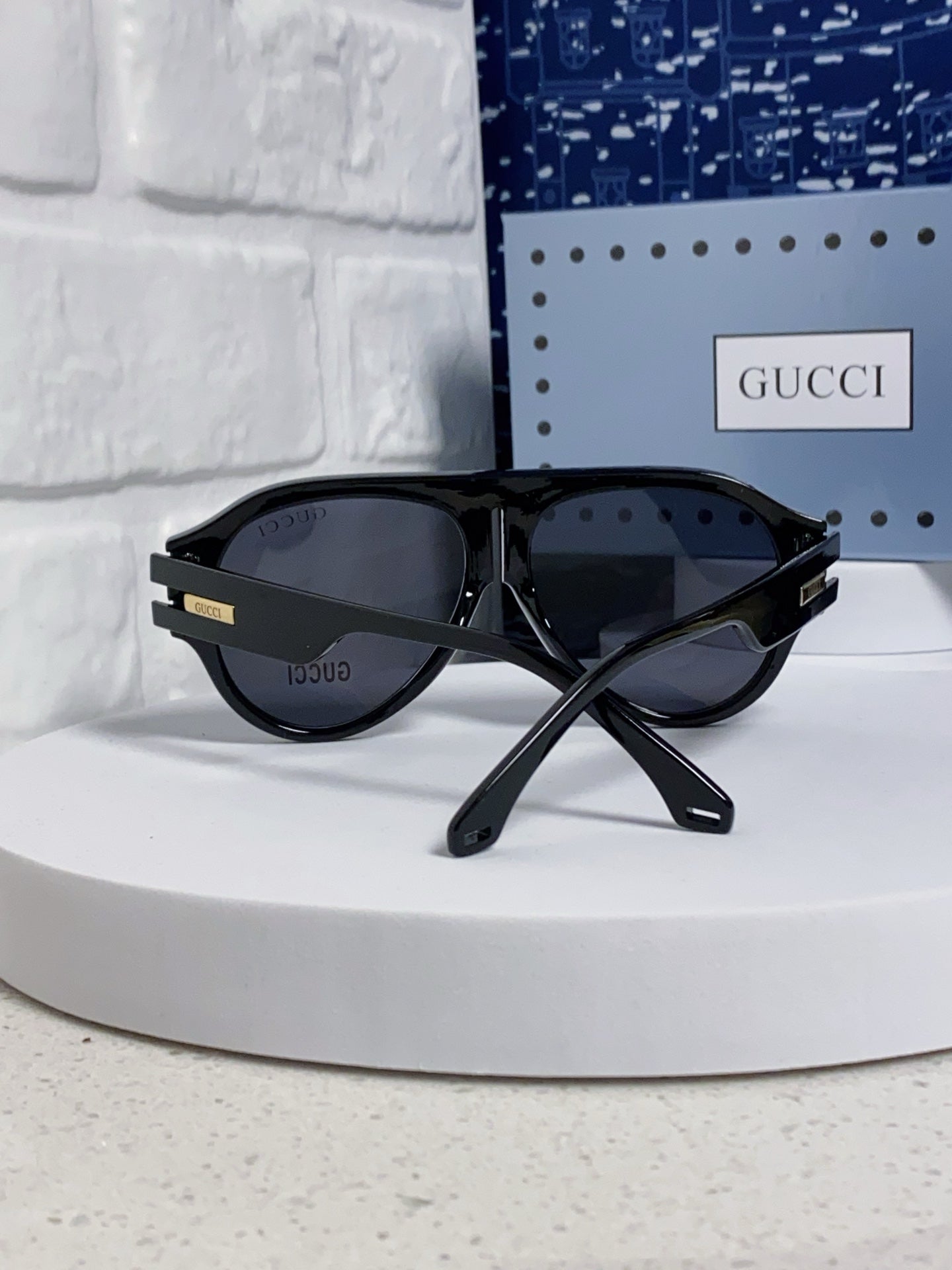 Gucci Aviator Silver Lens Sunglasses for Men & Women - 398289 - detail image 3