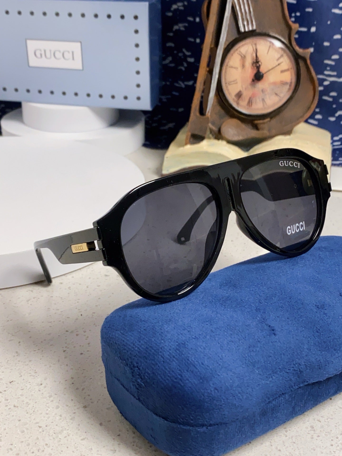 Gucci Aviator Silver Lens Sunglasses for Men & Women - 398289 - detail image 10