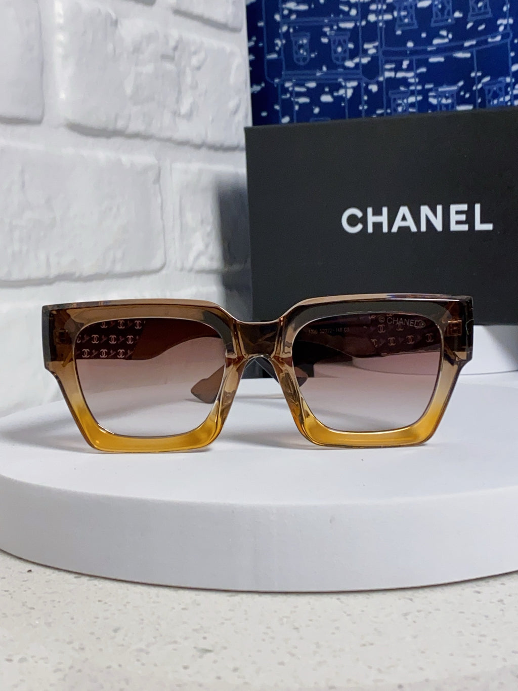 Chanel Polarized Square Brown Lens Sunglasses for Women - 158341