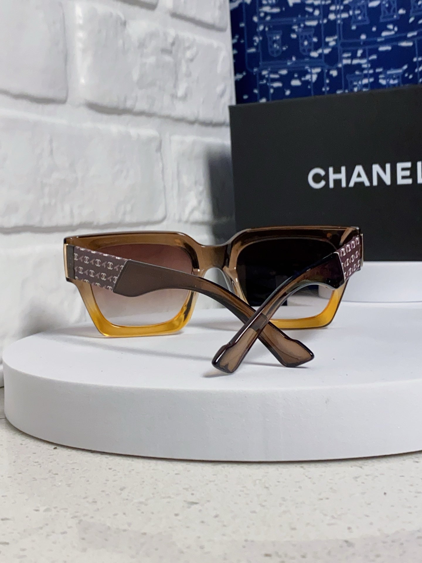 Chanel Polarized Square Brown Lens Sunglasses for Women - 398495 - detail image 2