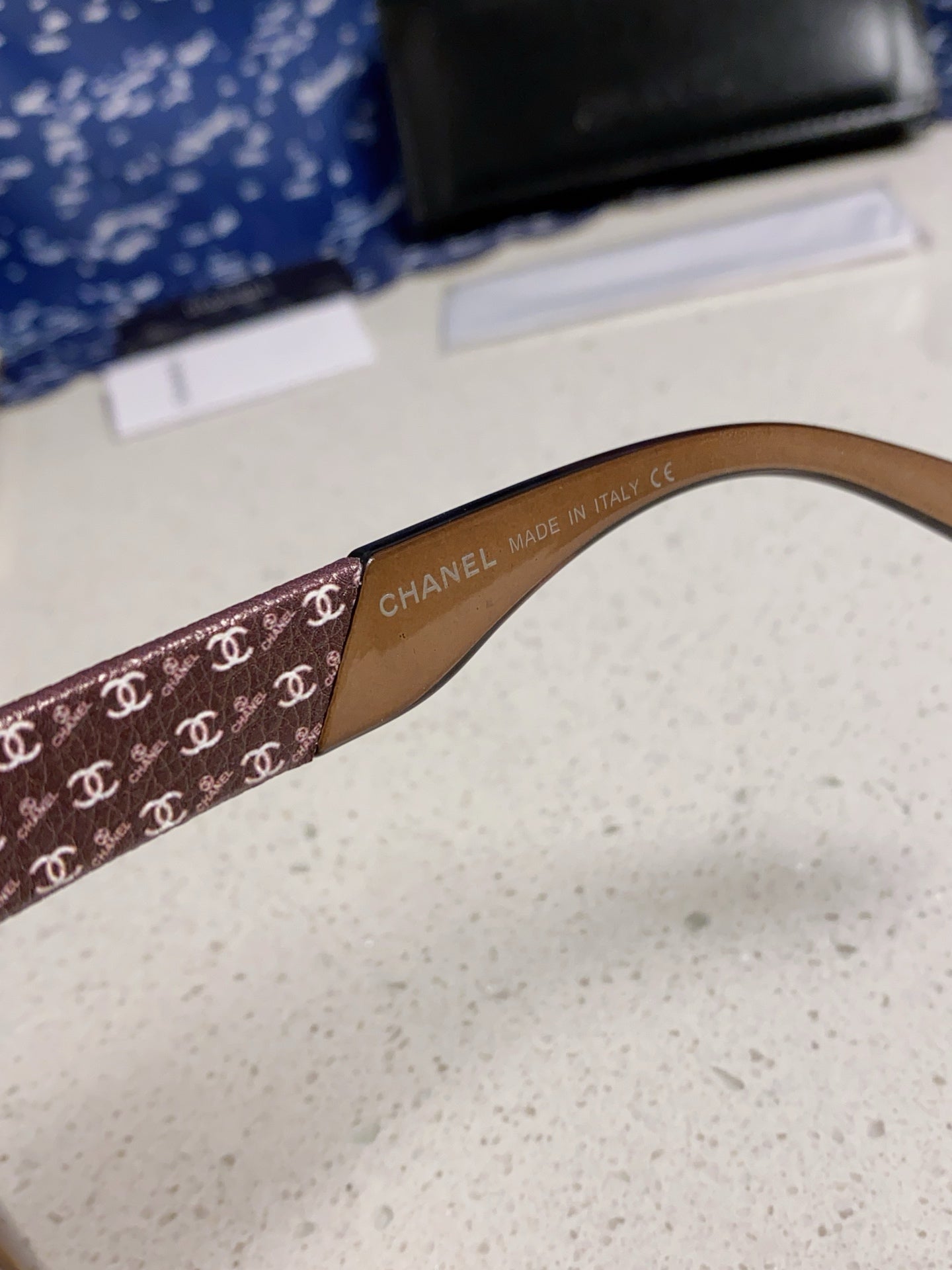 Chanel Polarized Square Brown Lens Sunglasses for Women - 158341 - detail image 7