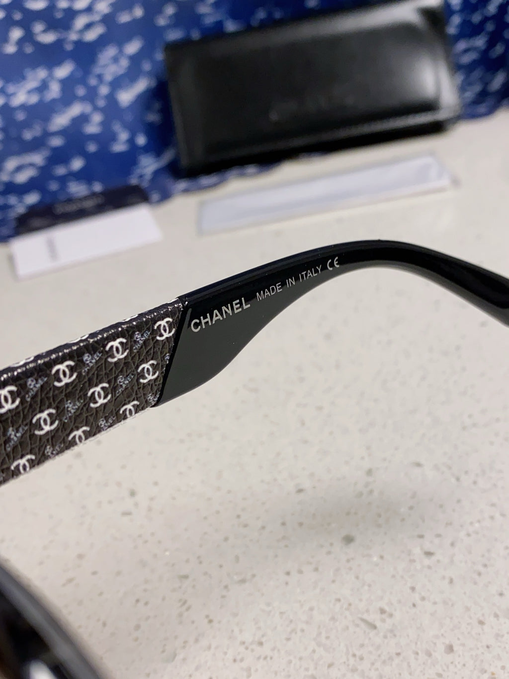 Chanel Polarized Square Silver Lens Sunglasses for Women - 398496 - detail image 8