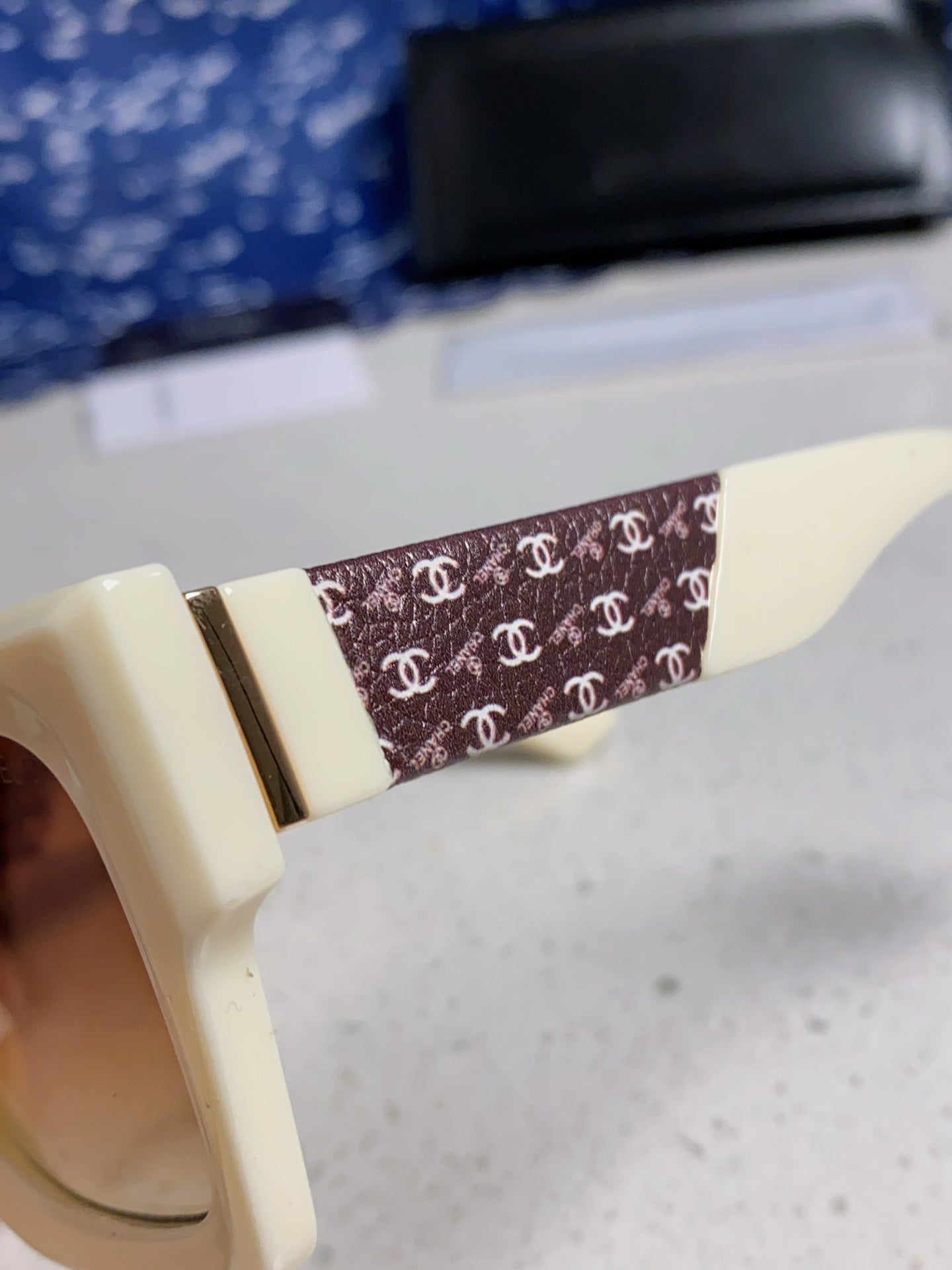 Chanel Polarized Square Brown Lens Sunglasses for Women - 398497 - detail image 7