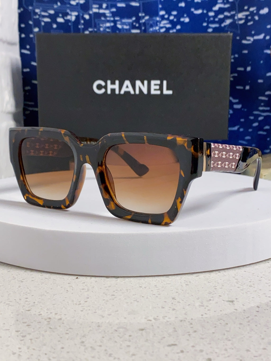 Chanel Polarized Square Brown Lens Sunglasses for Women - 158344