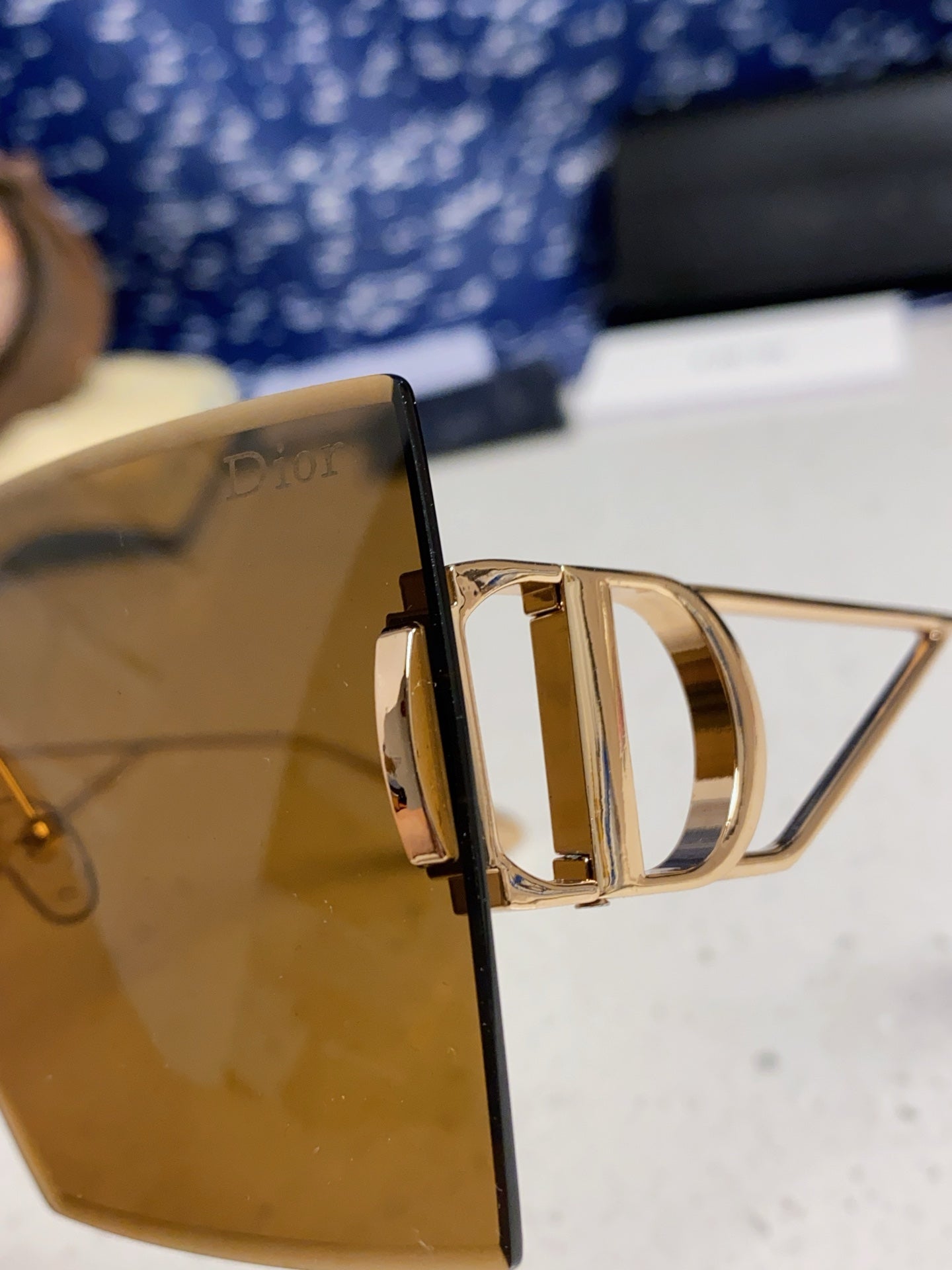 Dior 30MONTAIGNE Lightweight Rimless Brown Lens Sunglasses for Men & - 415460 - detail image 7