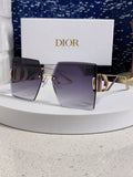 Dior 30MONTAIGNE Lightweight Rimless Gray Lens Sunglasses for Men & Women