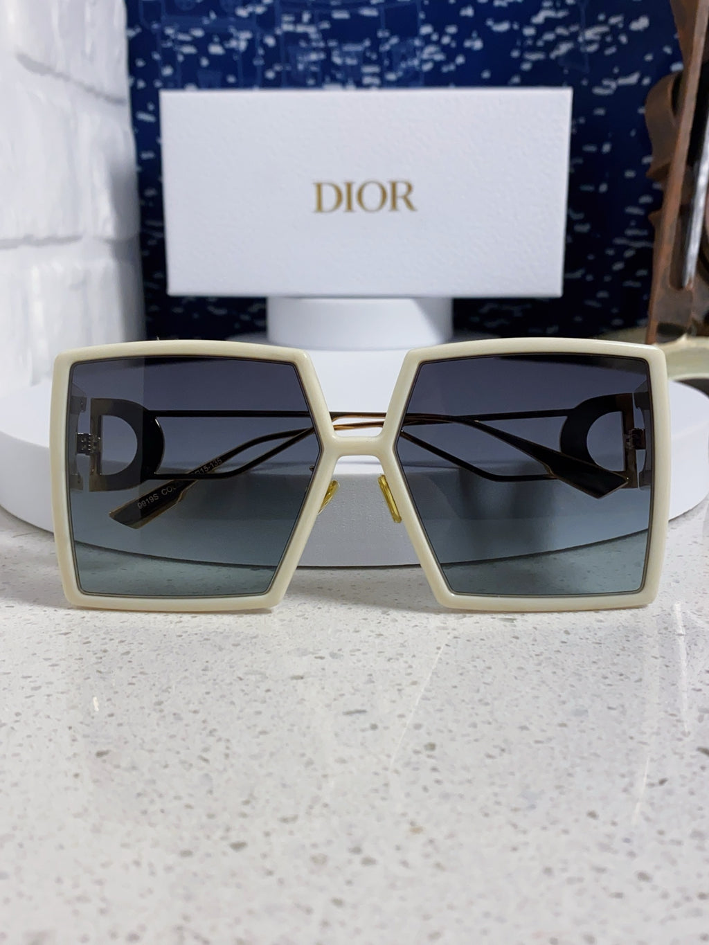 Dior Square Red Lens Sunglasses for Women - 415410 - detail image 7
