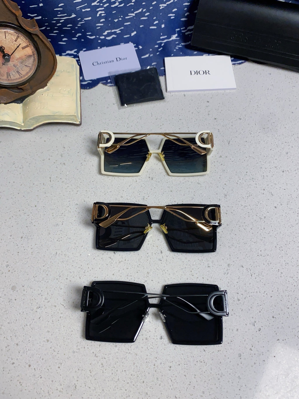 Dior Square Brown Lens Sunglasses for Women - 449130 - detail image 9