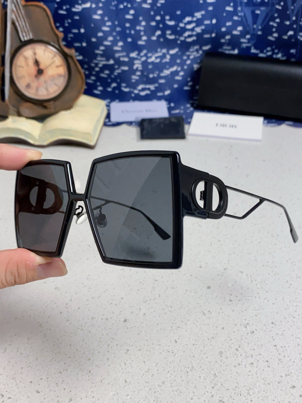 Dior Square Brown Lens Sunglasses for Women - 449130 - detail image 6