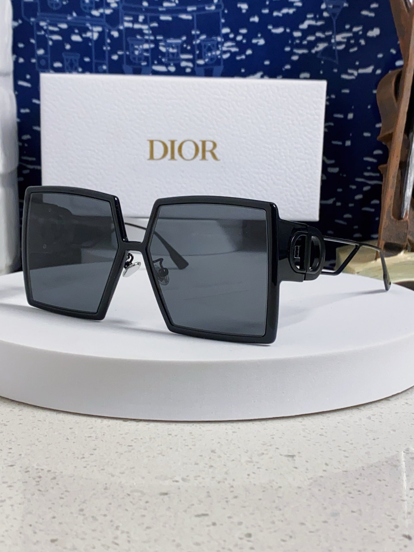 Dior Square Brown Lens Sunglasses for Women - 449130