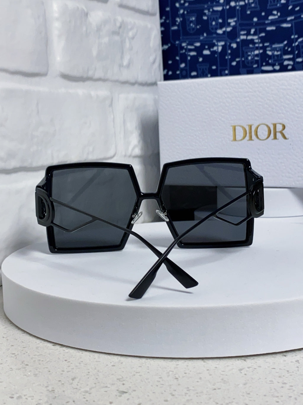Dior Square Brown Lens Sunglasses for Women - 449130 - detail image 3