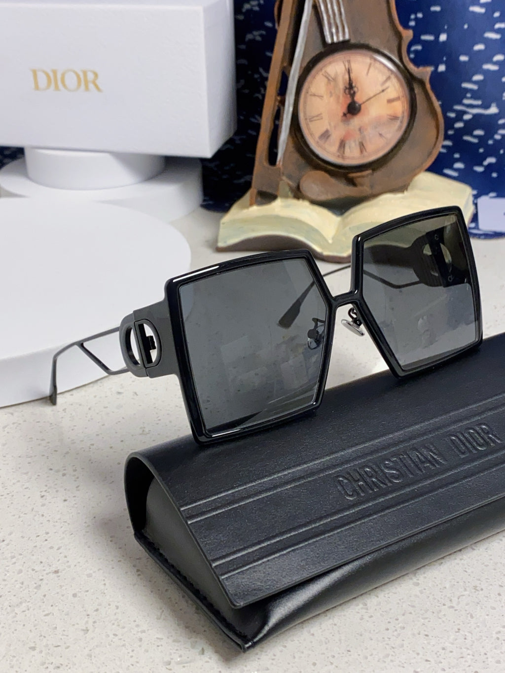 Dior Square Brown Lens Sunglasses for Women - 415412 - detail image 8