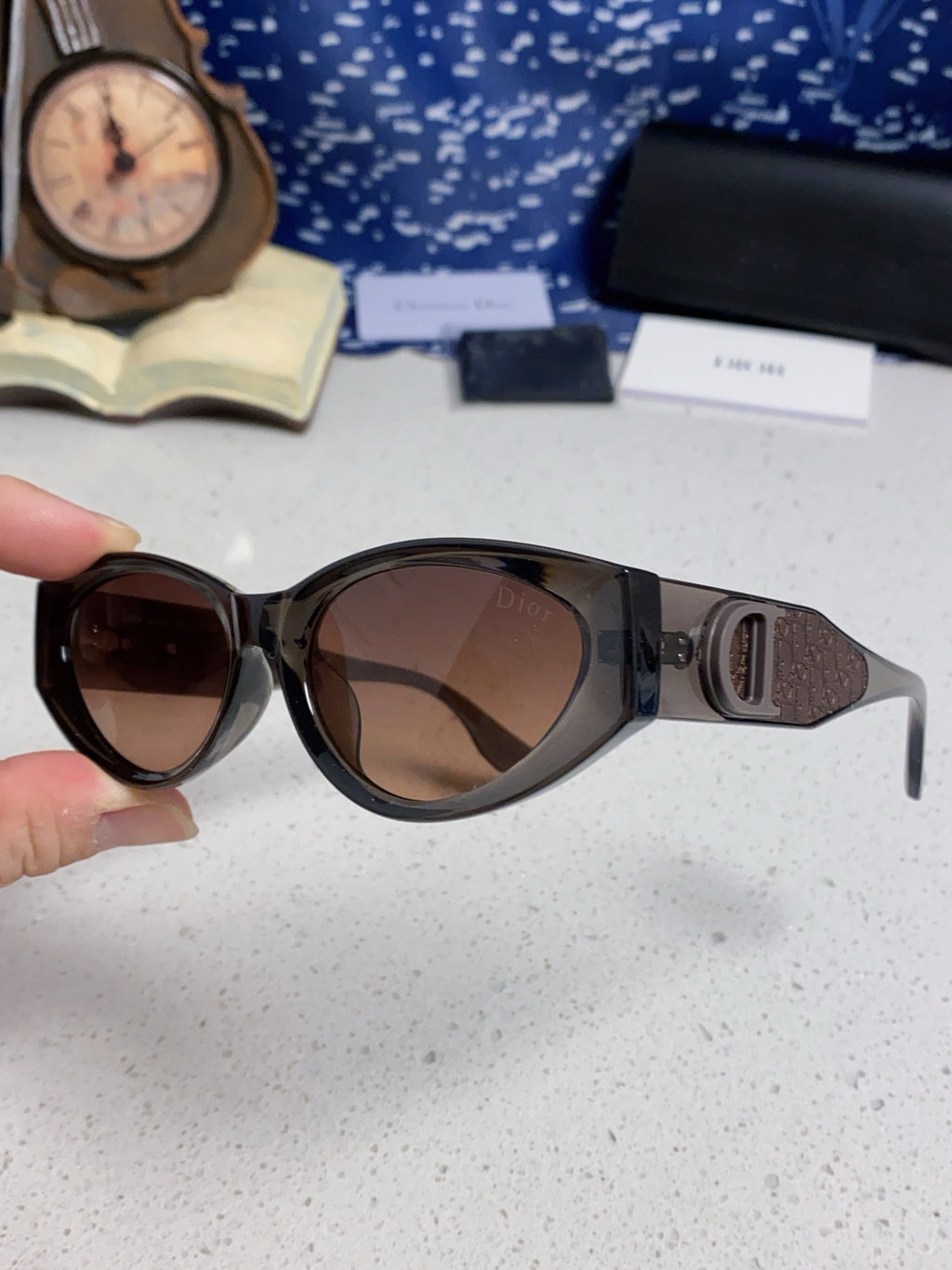 Dior Polarized Fashion Silver Lens Sunglasses for Women - 431736 - detail image 6