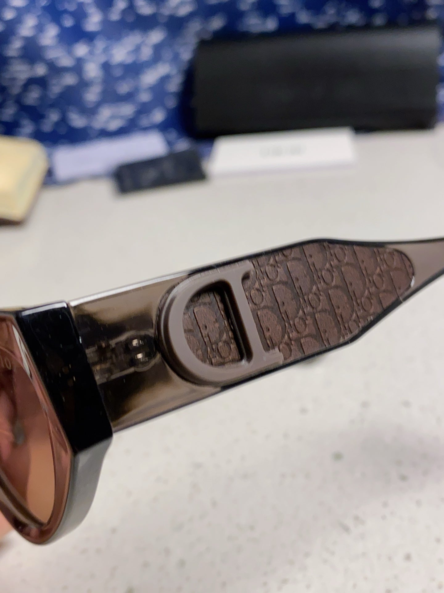 Dior Polarized Fashion Silver Lens Sunglasses for Women - 415463 - detail image 7